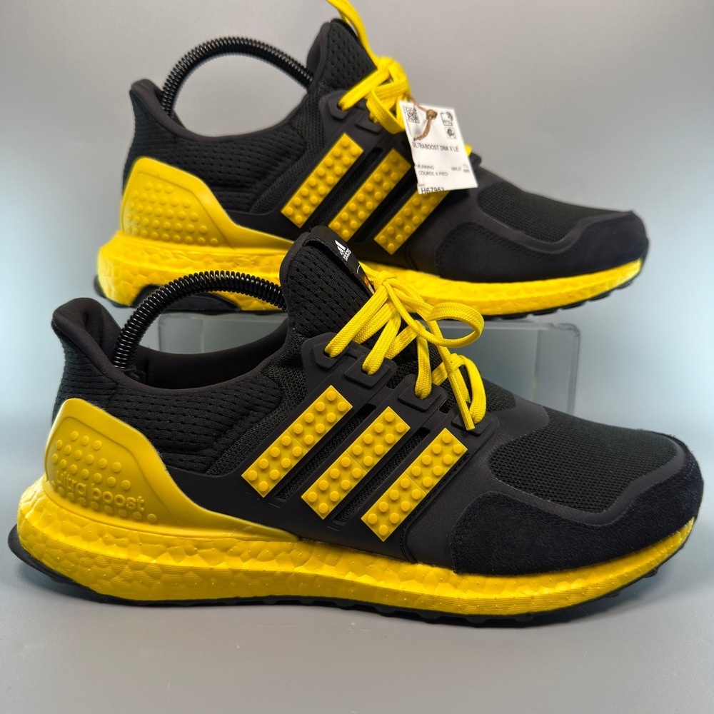 Adidas Ultraboost DNA Lego Color Pack Mens 8 Yellow Black Running Shoes Sneaker